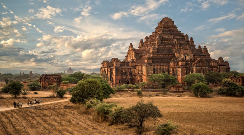 templo Dhammayangyi en bagan, myanmar 