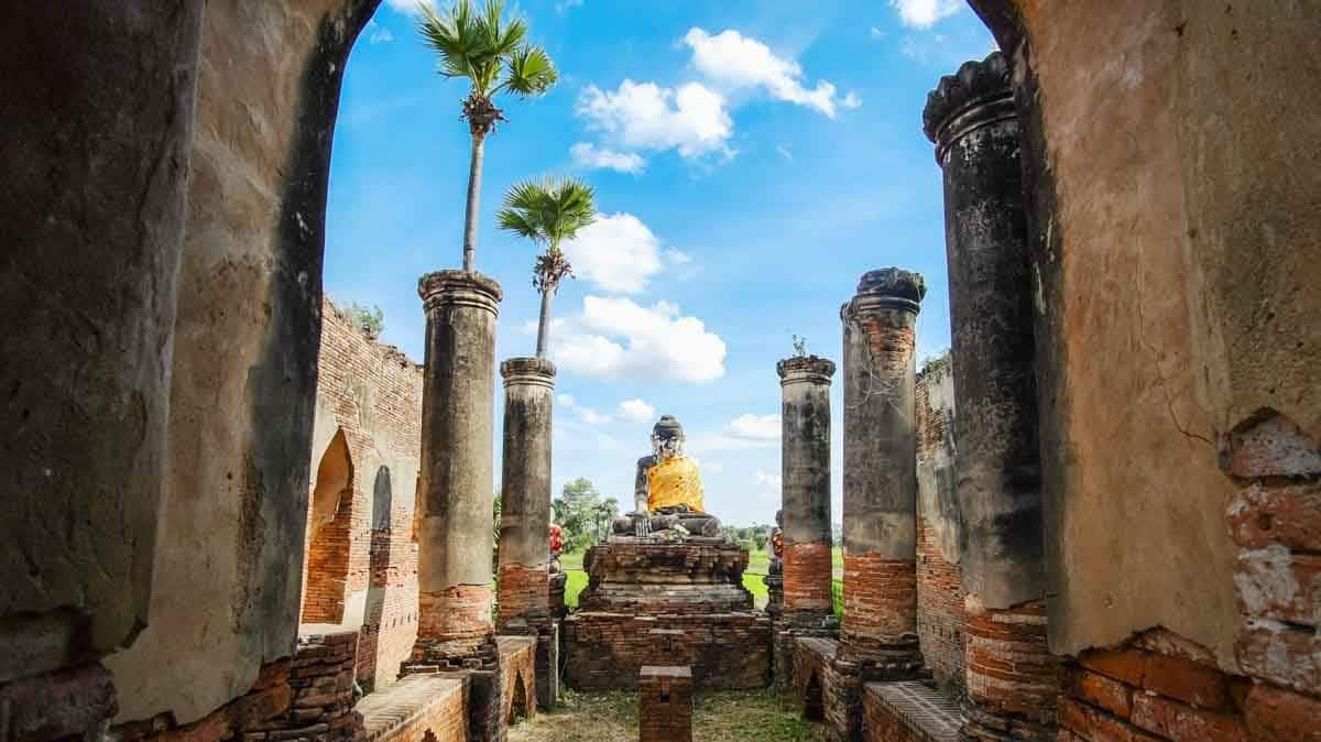 antigua ciudad de ava o inwa, mandalay myanmar