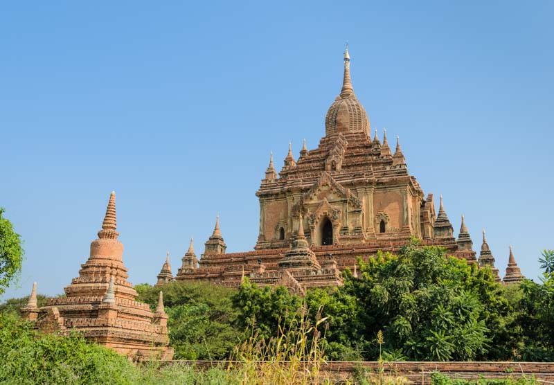 templo htilominlo en bagan myanmar