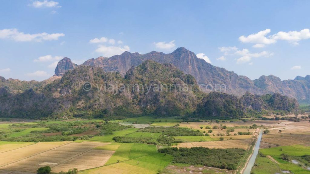 monte zwegabin en hpa an, myanmar