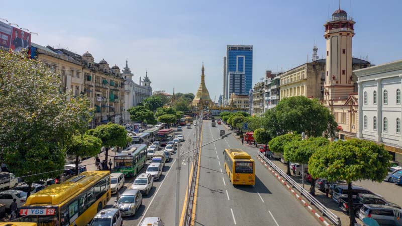 pagoda sule en yangon