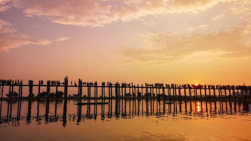 puente de u bein en mandalay