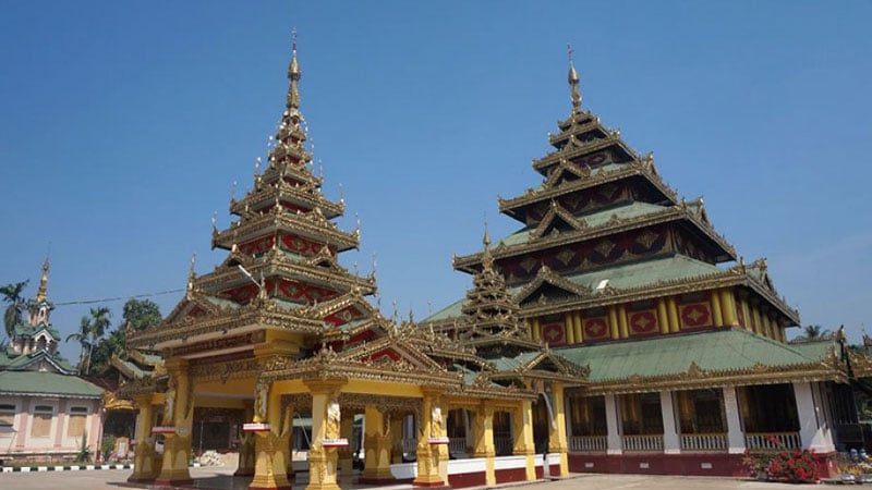 pagoda shwe taung, dawei, myanmar