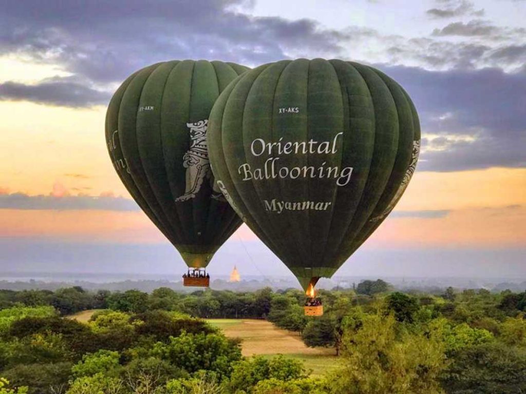 vuelo en globo, bagan